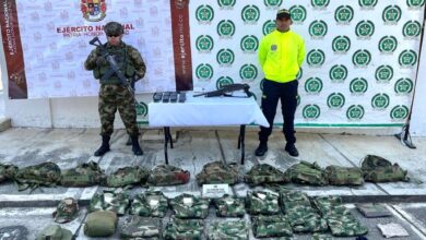 Photo of Desmantelan depósito ilegal de armamento e intendencia del Clan del Golfo