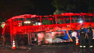 Photo of Incineran bus de los Libertadores a la salida de Yopal