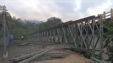 Photo of Avanza instalación de puente metálico en los Grillos